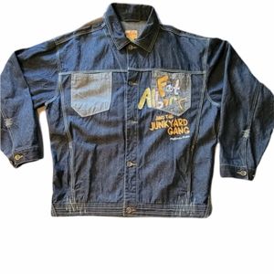 Platinum FUBU Fat Albert Junk Yard Gang Vintage Denim Jacket L
